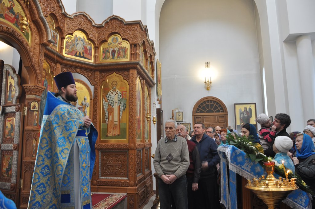 Служба на Благовещение во Владимире